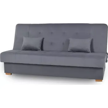 Pohovka Pohovka Lux II, ano, šedá/dřevo natural (element 23)