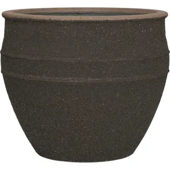 Květináč Athena Umber Brown S - Ø 28 cm / V 24 cm