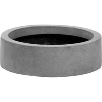 Květináč Max Low grey L - Ø 100 cm / V 14 cm