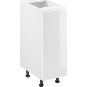 Kuchyňská linka Kuchyňská dolní skřínka ASPEN D30 - Pravá, Bílá/Bílý lesk