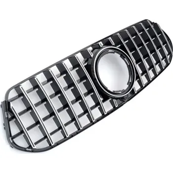 Autodíl PROTEC Přední maska Mercedes GLE W167 2019-2023 PANAMERICANA černá chromová