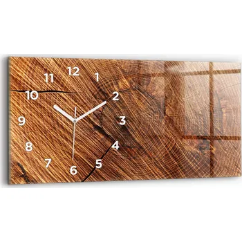 Hodiny Nástěnné hodiny Wallfluent hnědé 60 cm