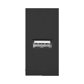 Elektrická zásuvka ORNO NOEN USB zásuvka - modul pro NORGEN panel černý