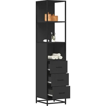 Koupelnový nábytek Koupelnová skříňka hnědý dub 35x37,5x166 cm kompozitní dřevo