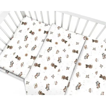 Povlečení Povlečení do postýlky, bavlna, 2D sada, Méďa pilot - bílá, béžová, Velikost povlečení 135x100