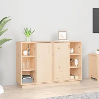 Příborník do zásuvky Příborník bílý 120x35x80 cm masivní borové dřevo