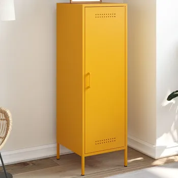 Příborník do zásuvky Skříň highboard černá 36 x 39 x 113 cm ocel