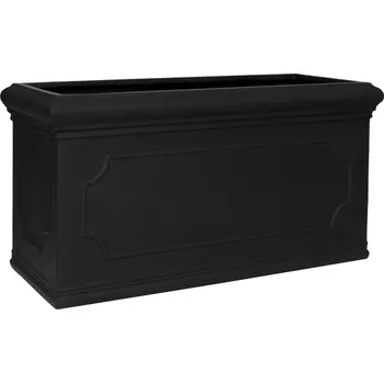 Květináč Jort Classic Black S - V 40 cm / D 80 cm