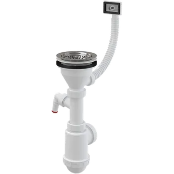 Sifon ALCADRAIN A447P Sifon dřezový s nerezovou mřížkou DN115