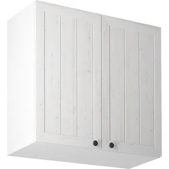 Kuchyňská skříňka Kuchyňská horní skřínka PROWANSJA G80, Bílá/Borovice Andersen