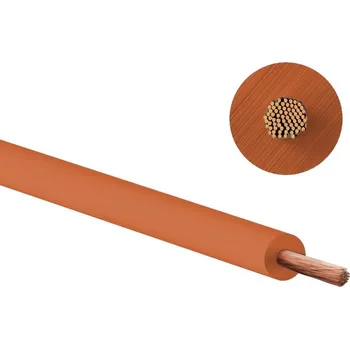 elektrický kabel Vodič CYA 0,50 oranžový (H05V-K)