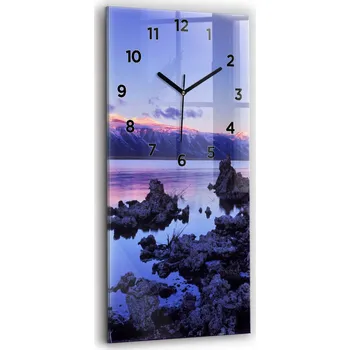 Hodiny Nástěnné hodiny Wallfluent fialové 30 cm