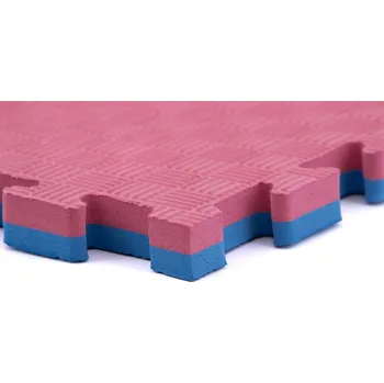 podložka na cvičení TRINFIT Tatami MMA Elite T30 - 100 x 100 x 3 cm - červená/modrá