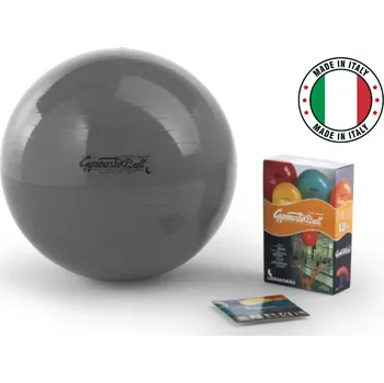 Gymnastický míč Ledragomma Gymnastický míč PEZZI Standard 75 cm - šedý