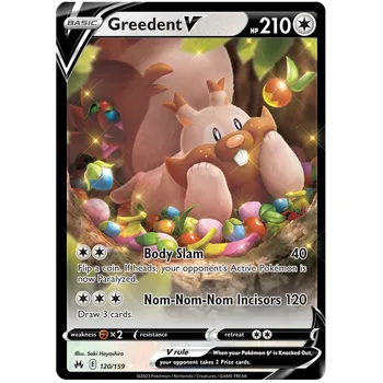 Karetní hra Pokémon TCG Greedent V 120/159