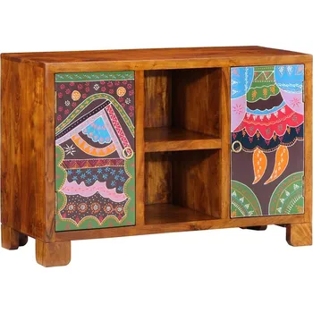 Příborník do zásuvky Příborník Multicolour 90x35x60 masivní dřevo akácie