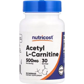 Spalovač tuku Nutricost Acetyl L-Carnitine 500 mg 30 kapslí