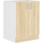 FALCO Kuchyňská skříňka Sally 60-D-2F-BB sonoma