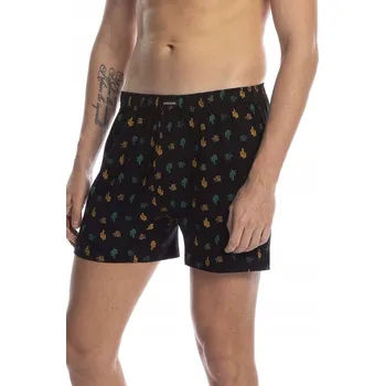 Pánské spodní prádlo Spodní Prádlo Boxerky Lama , černé, velikost L