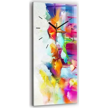 Hodiny Nástěnné hodiny Wallfluent růžové 30 cm