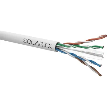 Kabel Kabel datový CAT6 UTP 4x2x0,5 SXKD-6-UTP-PVC nestíněný (cena za metr) Solarix 26100001