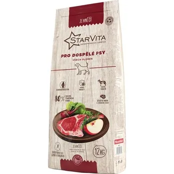 Krmivo pro psa Starvita granule pro dospělé psy jehněčí 12kg