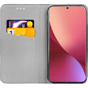 Pouzdro na mobilní telefon Flipové Pouzdro Hello Case pro Xiaomi 12X černé