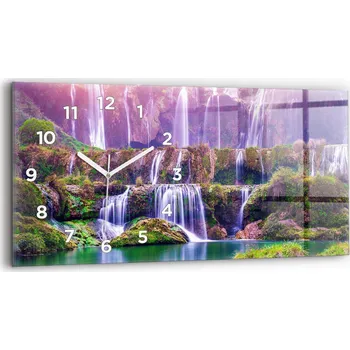 Hodiny Nástěnné hodiny Wallfluent zelené 60 cm