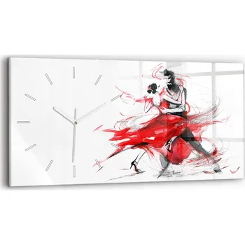 Hodiny Nástěnné hodiny Wallfluent červené 60 cm