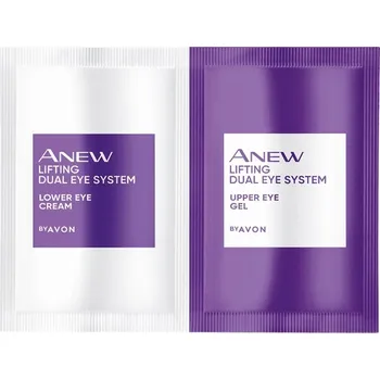 Péče o oční okolí Avon Anew Lifting Dual Eye System 2,2 ml oční krém proti vráskám – miniaturka