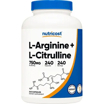 Aminokyselina Nutricost L-Arginine L-Citrulline Complex Capsules 240 kapslí