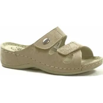 Dámská zdravotní obuv Dámské vycházkové pantofle Santé DS/152 Beige 37