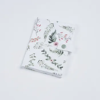 Obal na doklad Tulimese Obal jemné růžičky bílý