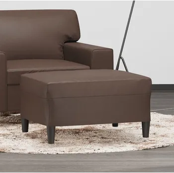 Taburet vidaXL Podnožka 70x55x41 cm umělá kůže [349311] Barva: Hnědá