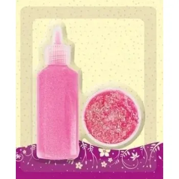 Kancelářské lepidlo Lepidlo s glitry a třpytky, růžové