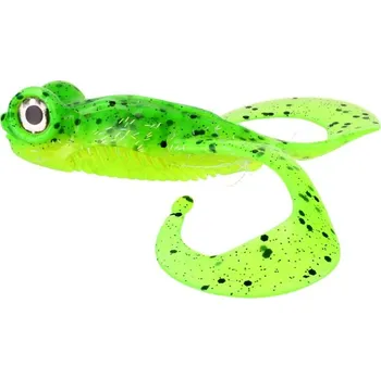 Rybářský háček Gunki Gumová Nástraha Bull Frog Lime Chart Pepper 13 cm
