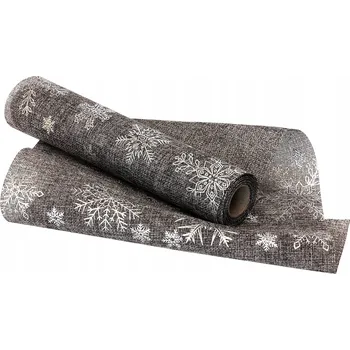 ubrus Stříbrný běhoun na stůl 275 x 28 cm