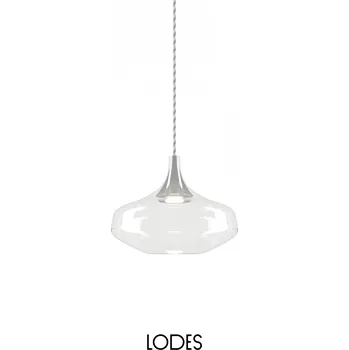 Lodes Designové LED závěsné svítidlo Nostalgia L, 2700K, 1x7W Barva: Transparentní, Barva struktury: Chrom