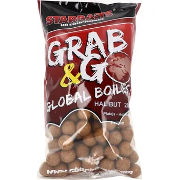 Boilies Proteinové kuličky Starbaits Grab Go Global 5kg 20mm HALIBUT 87705