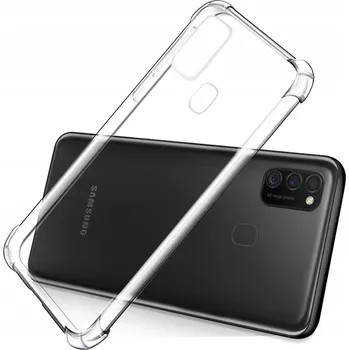 Pouzdro na mobilní telefon Zadní Kryt MBM pro Samsung Galaxy M21 bezbarvý