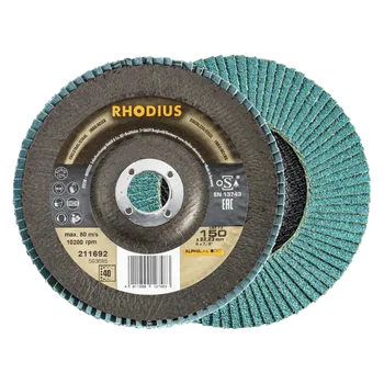 Brusný kotouč RHODIUS Lamelový brusný kotouč LSZ F3 150 x 22,23 P40 ALPHAline