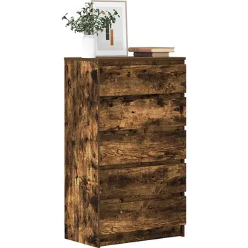 Příborník do zásuvky Zásuvková skříňka kouřový dub 60 x 36 x 103 cm kompozitní dřevo