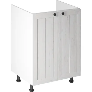 Kuchyňská skříňka Kuchyňská dolní skřínka - PROWANSJA D60Z, Bílá/Borovice Andersen