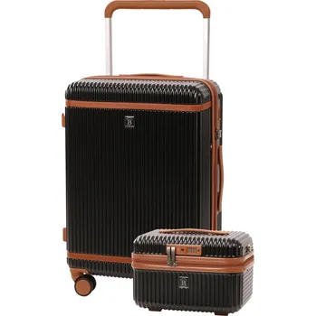 Cestovní kufr BERTOO Napoli - černý SET 2v1