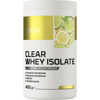 Proteinový nápoj Ostrovit Clear whey isolate 400 g Příchuť: limonáda