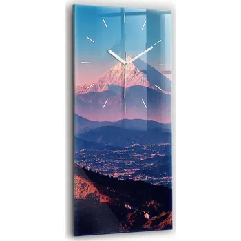 Hodiny Nástěnné hodiny Wallfluent modré 30 cm