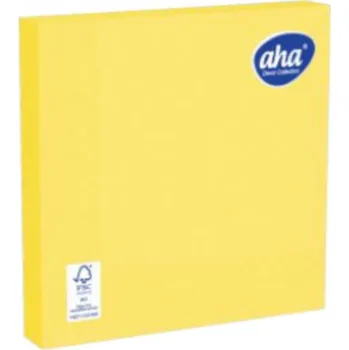 Papírový ubrousek Jula Ubrousky AHA středně žlutá