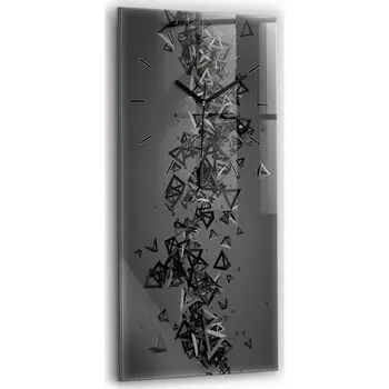 Hodiny Nástěnné hodiny Wallfluent černé 30 cm