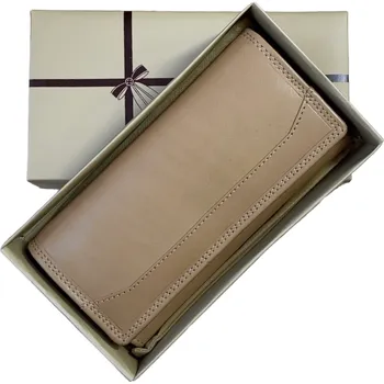 Peněženka WILD FASHION4U Dámská kožená peněženka velká camel