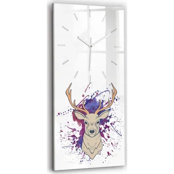 Hodiny Nástěnné hodiny Wallfluent fialové 30 cm